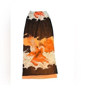 Jean Paul Gaultier  tatto mesh skirt